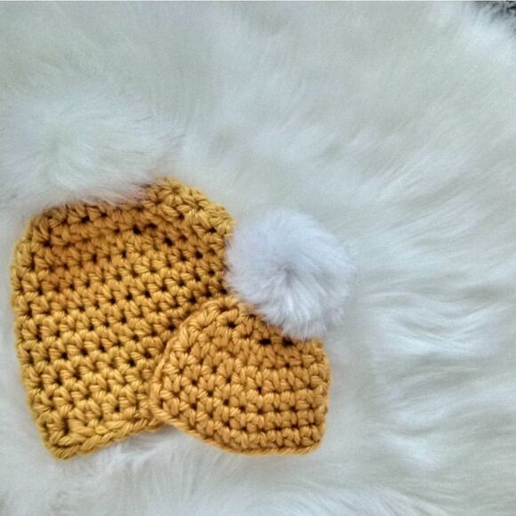 Mommy & Me Chunky Knit Crochet Hat Set - Picture 3 of 7